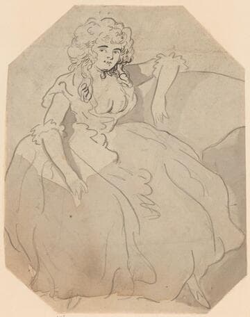 Young Woman Seated