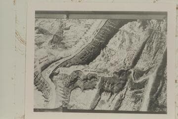 Spanish Bottom and Red Lake Canyon. Air photos by Soil Conservation Service with names and mile points by Zodiak