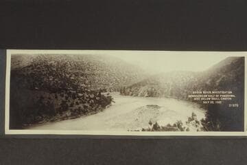 Green river Investigation: Downstream Half of Panorama Just Below Skull Canyon