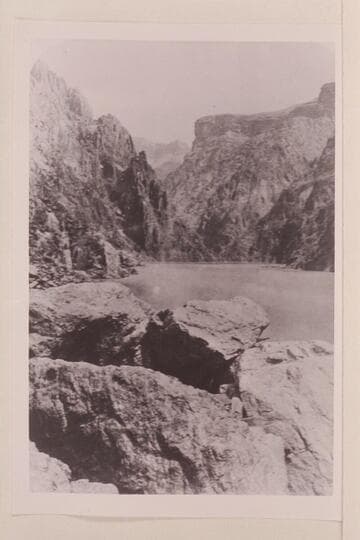 "Views on the Colorado River", Grand Canon Series. Up river from Mile 93.1