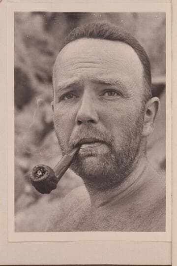 Bill Belknap. Diamond Creek. He seems to be worried--but he isn't