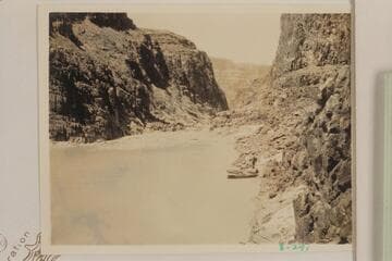 Separation Rapid- downstream. Boats at lower right