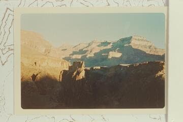 Shiva Temple from west of Horn Creek. Morning sun