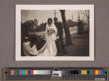 Lugo family papers, box 7, folder 4, Photographs -- Weddings, 1950s