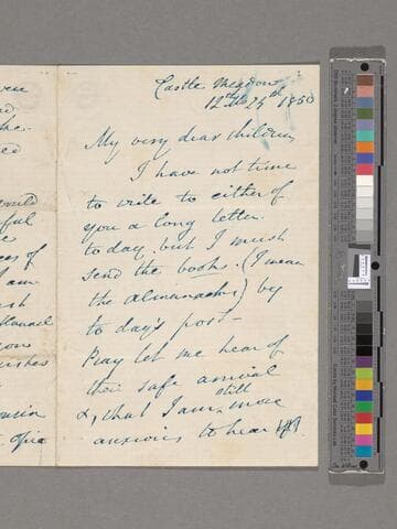 Opie, Amelia (Alderson). Letter to Elizabeth Amelia, and Henry, Alderson Briggs