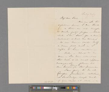 Stowe, Harriet Beecher. Letter to James Thomas Fields
