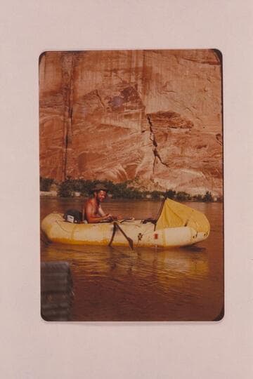 Parkman Brooks in Idiot's Delight. Glen Canyon. Run from Mexican Hat to Lees Ferry