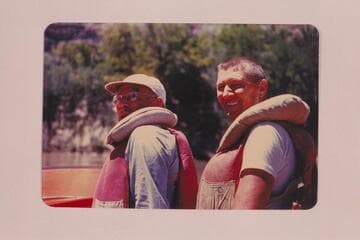 Dock Marston and Pat Reilly. Friendship Cruise