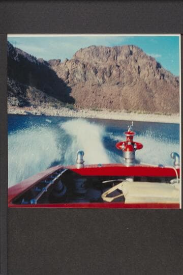 Stern of jet fire boat. Lake Mead