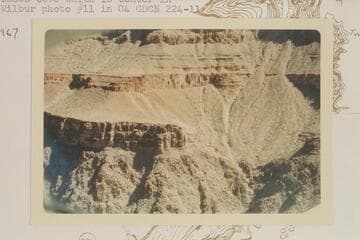 Across to left bank at Mile 224 1/2. Shows cove which is center in Wilbur photo #11 in 04 GDCN 224-11