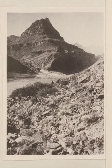 River and side canyon 3 miles above Diamond Creek. The side canyon comes in at Mile 223.7 and creates 224 Mile Rapid