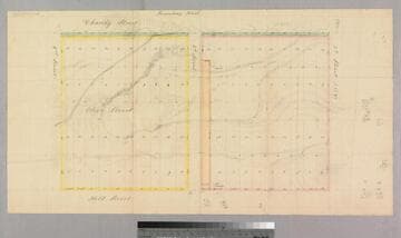 Beaudry 20 acre tract map of subdivision