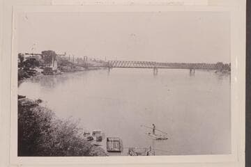 Colorado River at Yuma. Steamer "GILA" tied up on S. bank