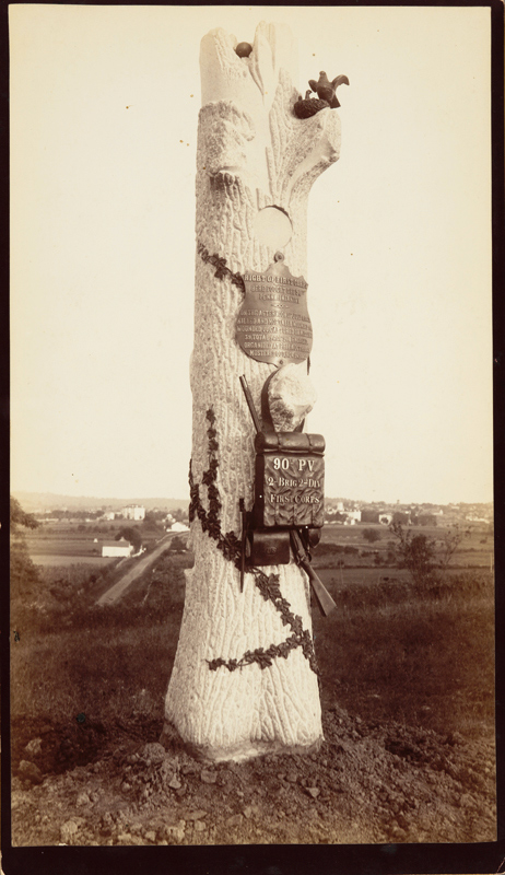 HDL_TreeMonument Tree monument honoring the 90th Pennsylvania Infantry